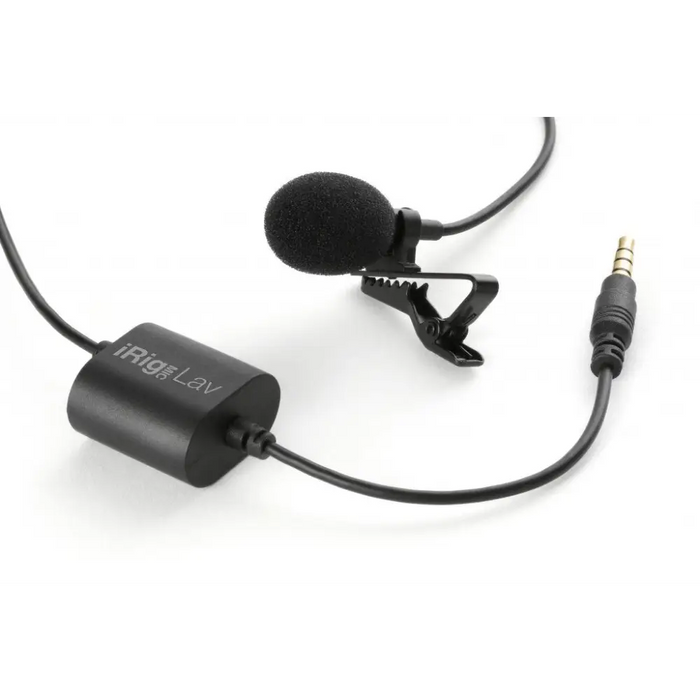 IK Multimedia iRig Mic Lav Черен микрофон с щипка