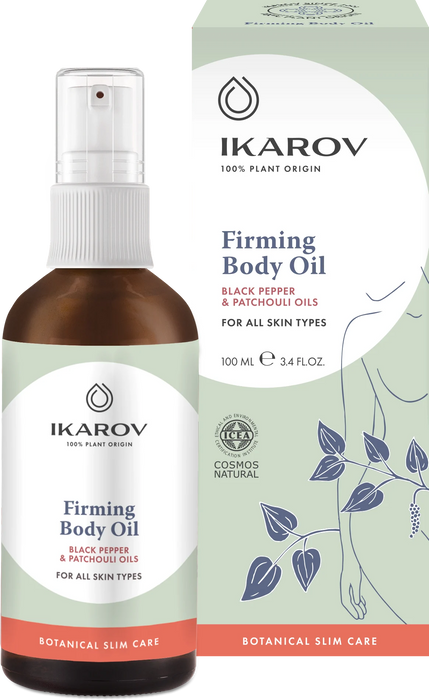 Стягащо масло за тяло с черен пипер и пачули, 100 ml
