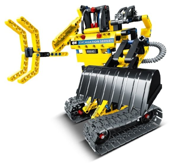 Конструктор 2 в 1 iM.Master Mechanical - Багер и робот, 342 части