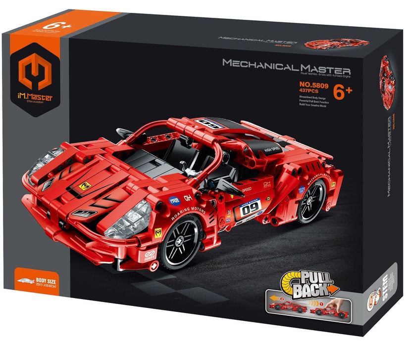 Конструктор iM.Master Mechanical Master - Спортна кола Super Car, 437 части