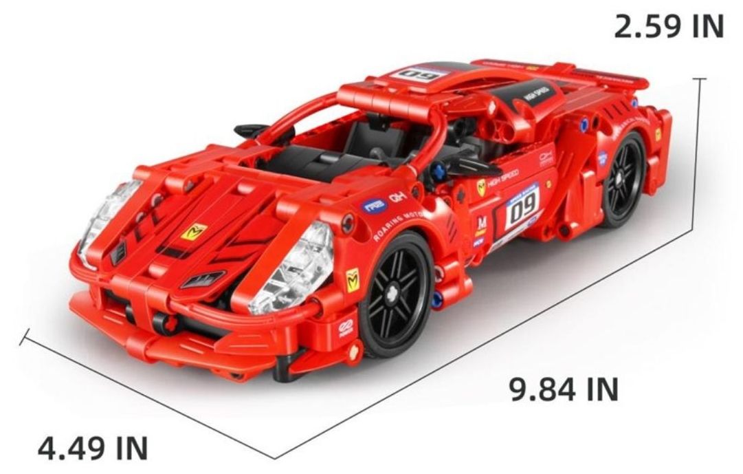 Конструктор iM.Master Mechanical Master - Спортна кола Super Car, 437 части