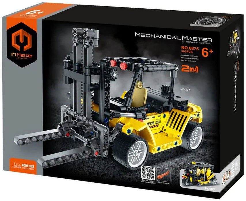 Конструктор 2 в 1 iM.Master Mechanical Master - Електрокар, 302 части