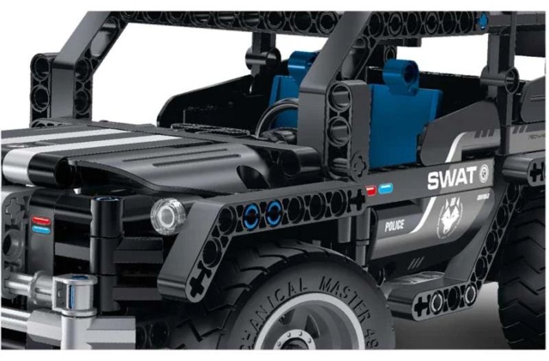 Конструктор 2 в 1 iM.Master Mechanical Master - SWAT джип с RC, 355 части