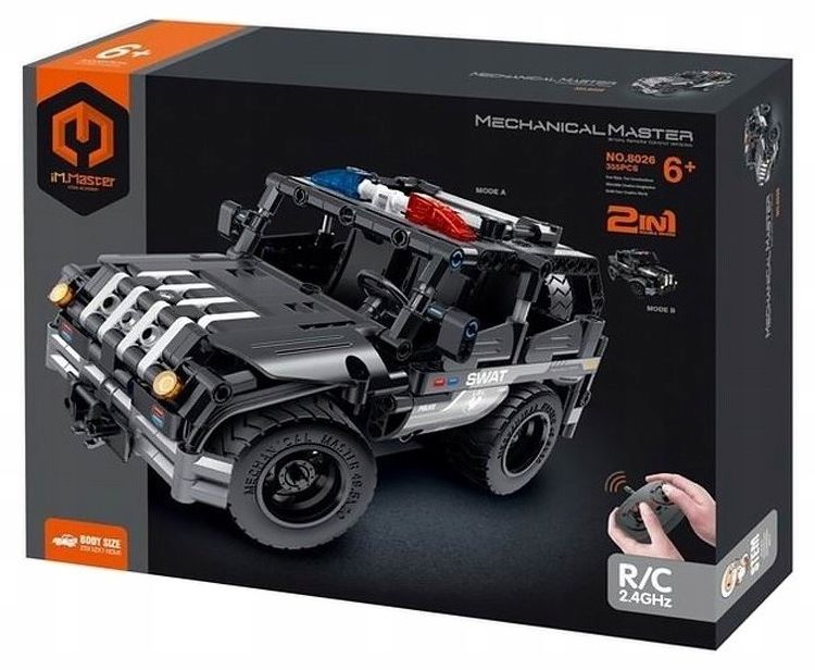 Конструктор 2 в 1 iM.Master Mechanical Master - SWAT джип с RC, 355 части