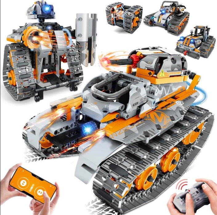 Конструктор 4 в 1 iM.Master Mechanical Master - Танк с Radio/C, 552 части