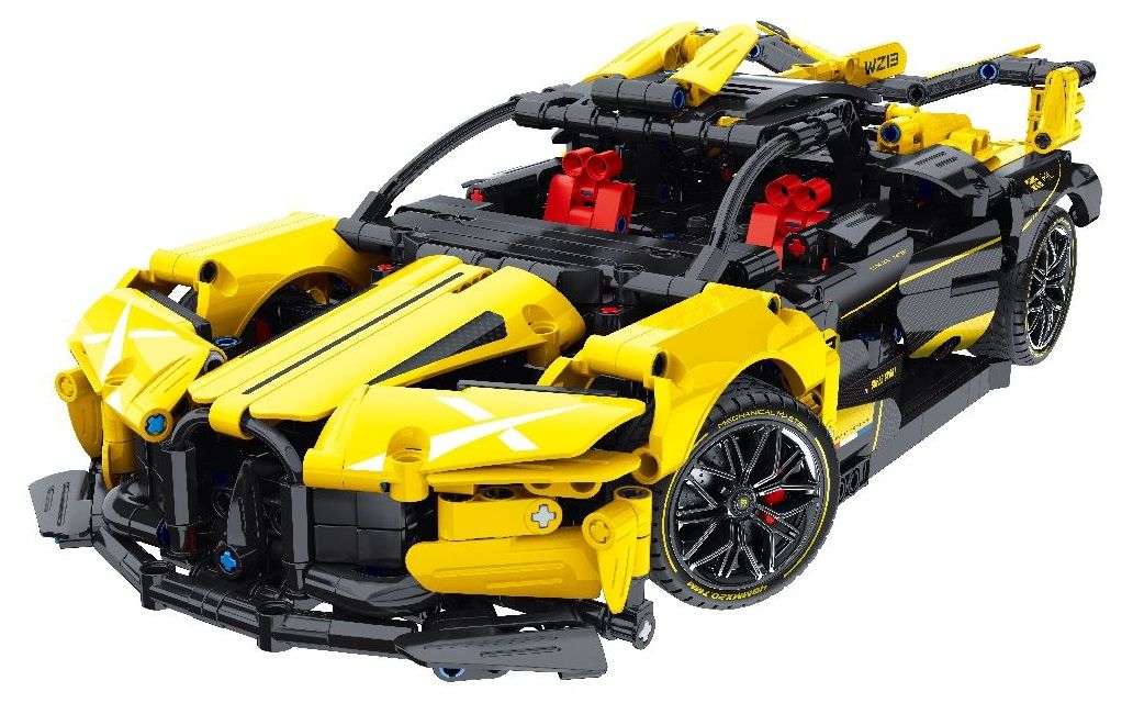 Конструктор iM.Master Mechanical Master - Кола, 1:14, жълта, 1103 части