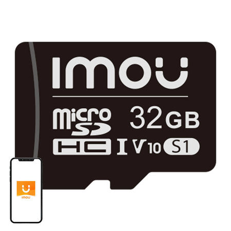 Карта с памет IMOU microSD 32GB (UHS-I, SDHC, 10/U1/V10, 90/20)