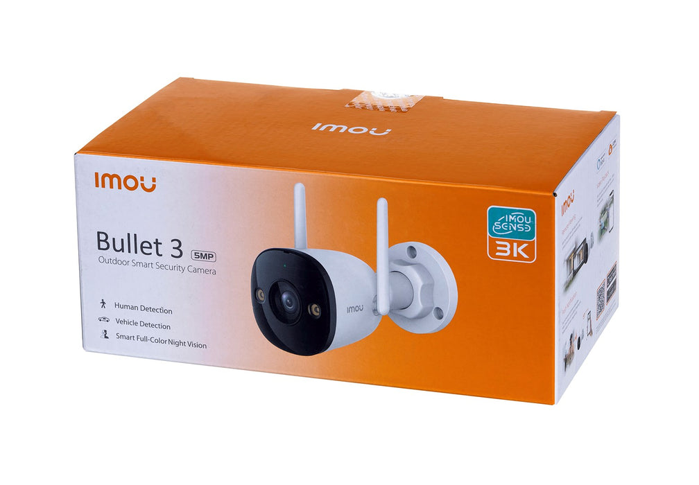 Imou Bullet 3 3K IP камера за сигурност Външна 2880 x 1620 пиксела Таван/стена