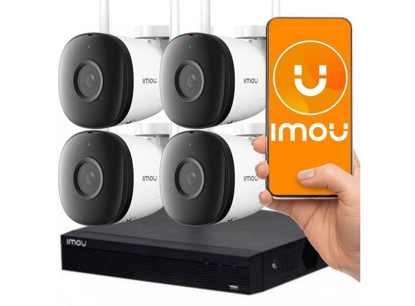 Imou KIT/NVR1104HS-W-S2/4-F22 Комплект Imou Kit Lite 2MP WiFi IP камера за наблюдение