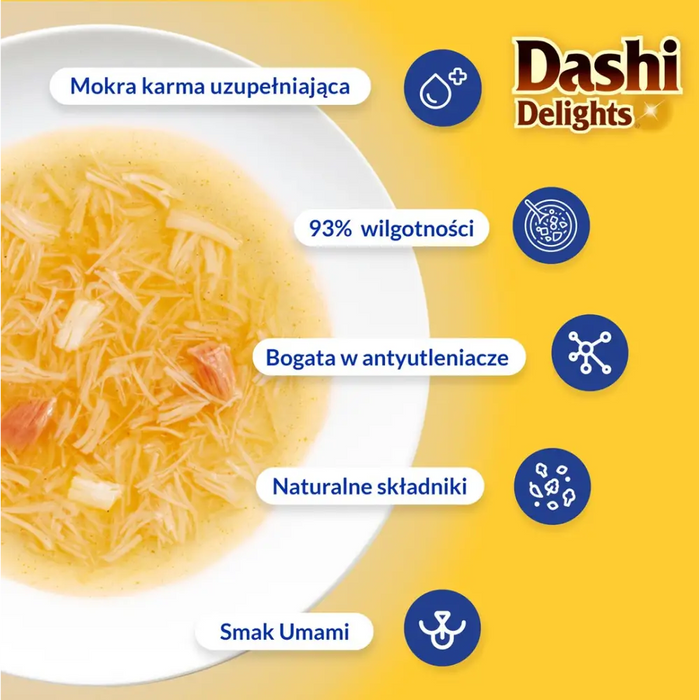 INABA CAT Dashi Delights Silky Broth Chicken with Tuna &