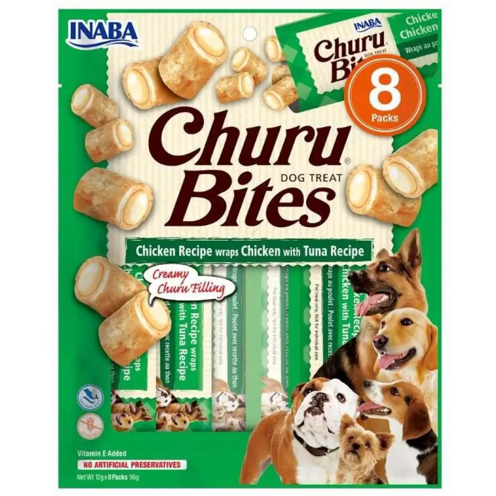 INABA Churu Bites Пиле с риба тон рецепта - Лакомство