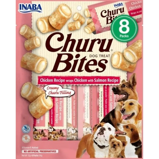 INABA Churu Bites Пиле със сьомга рецепта - Лакомство