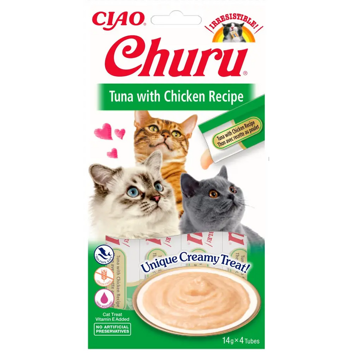 INABA Churu Puree - лакомства за котки - 2 х 14гр