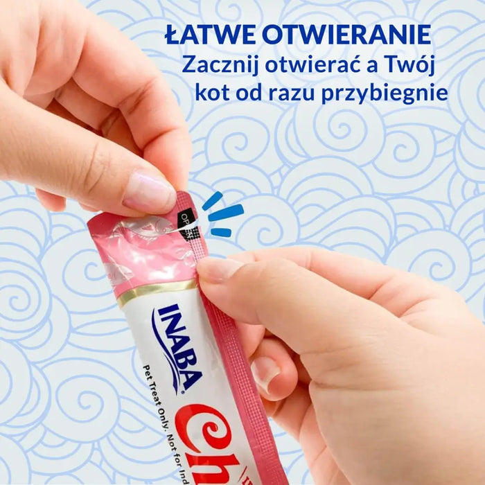 INABA Churu Tuna със сьомга - котешки лакомства - 4x14гр