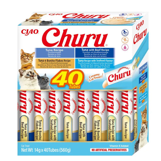 INABA Churu Variety box Туна с морски дарове - лакомства