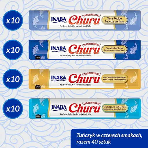 INABA Churu Variety box Туна с морски дарове - лакомства