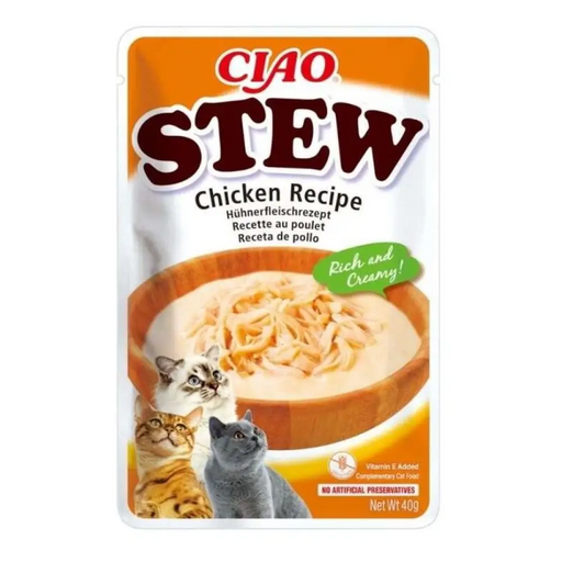 INABA Ciao Stew Chicken - котешки лакомства - 40гр