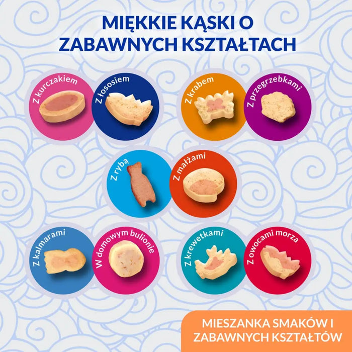 INABA Juicy Bites Shrimp and Seafood - лакомства за котки