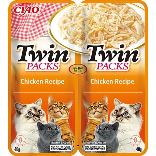 INABA Twin Packs Chicken - лакомства за котки - 2 х 40гр