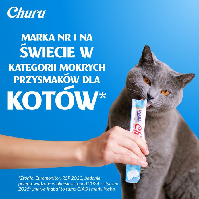 INABA Churu Пилешка смес - лакомства за котки - 80x14 г