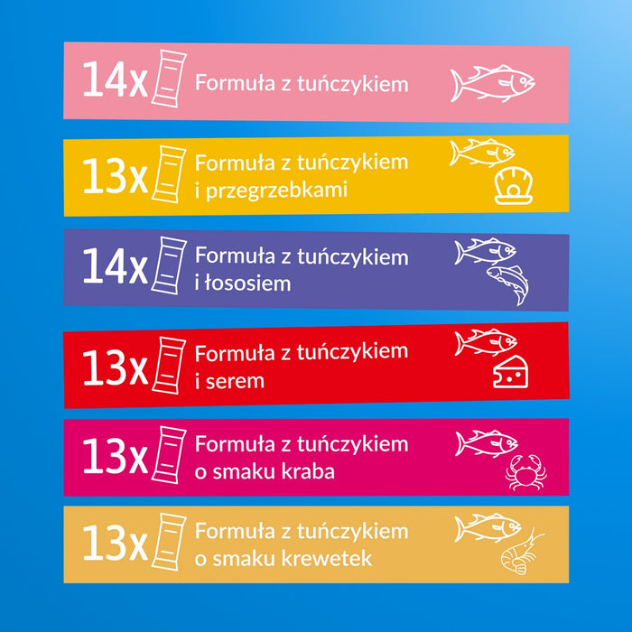 INABA Чуру риба тон микс - лакомства за котки - 80x14 г