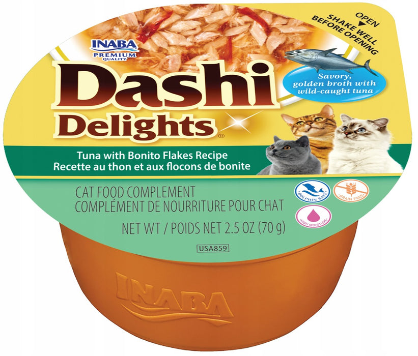 INABA Dashi Delights Риба тон с бонито - мокра храна за котки - 70 г