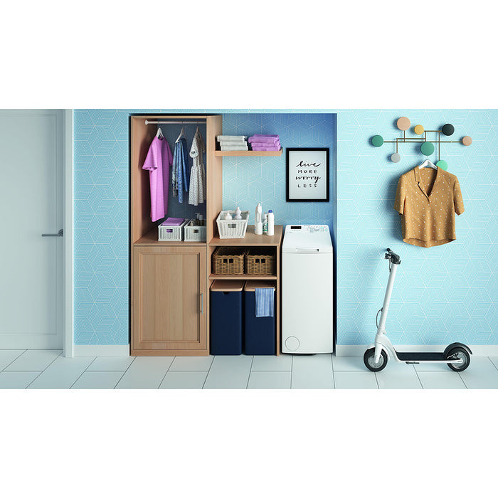 Пералня Indesit BTW S50400 EU/N , 1000 об./мин., 5.00 kg, C , Бя