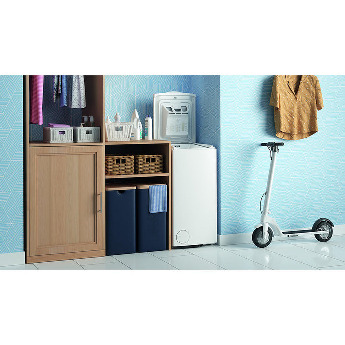 Пералня Indesit BTW S50400 EU/N , 1000 об./мин., 5.00 kg, C , Бя
