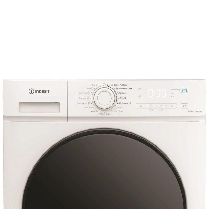 Пералня със сушилня Indesit IDMA 75624B MY TIME EE , 1400 об./мин., 7.00 kg, 5 kg, D , Бял