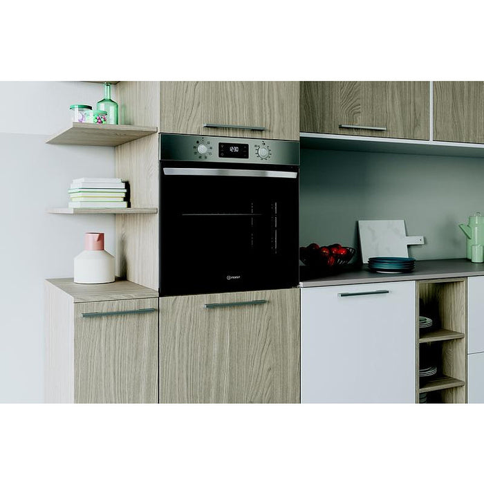 Фурна за вграждане Indesit IO 255HU X , Push бутони , 71 , А , Hydrolitic