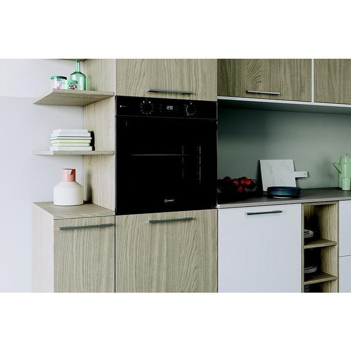 Фурна за вграждане Indesit IO K58HS B , Механично , 71 , А+ , Hydrolitic