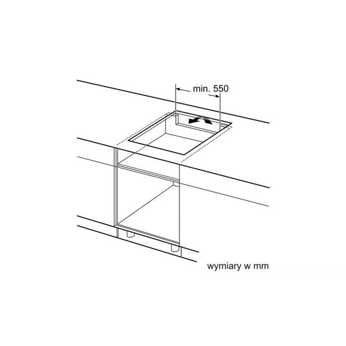 Индукционен котлон BOSCH PVQ61CHB1E подложка