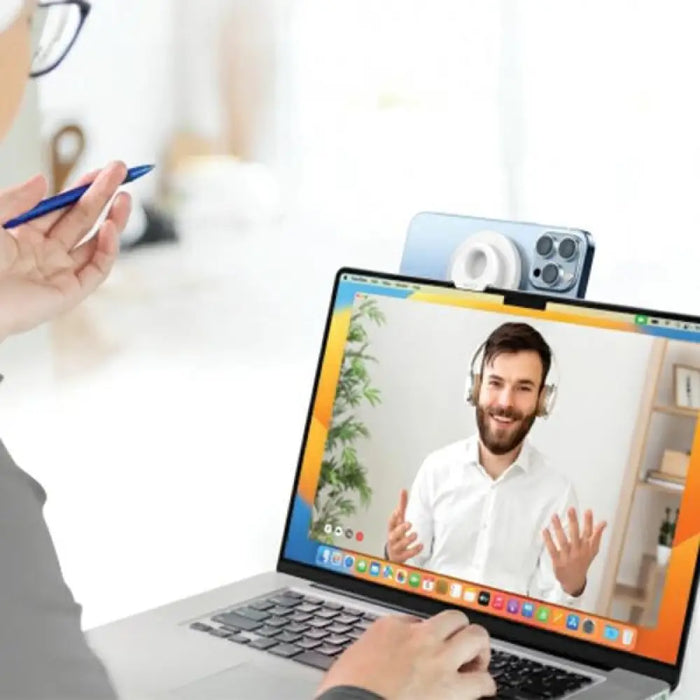 Индуктивен държач SODI BM-300 за MacBook - бял