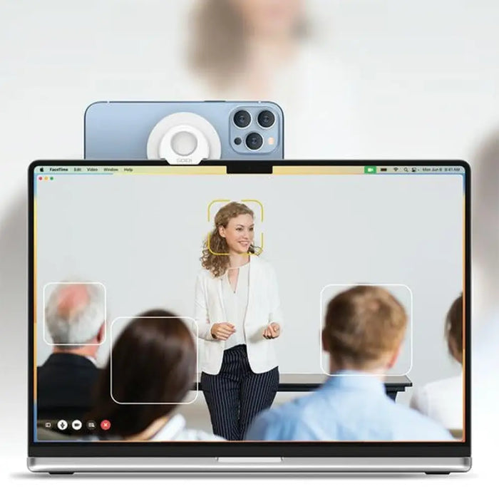 Индуктивен държач SODI BM-300 за MacBook - бял