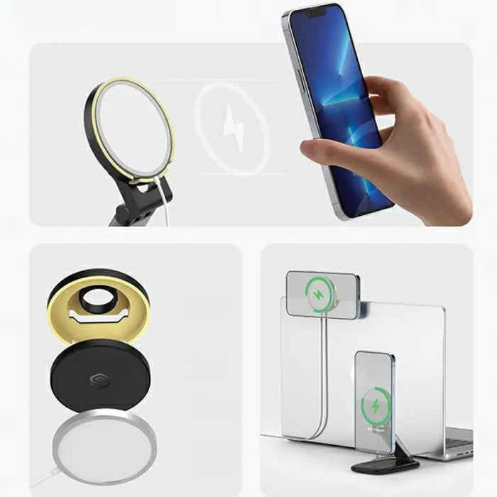 Индуктивна стойка SODI BM310 с MagSafe - черна