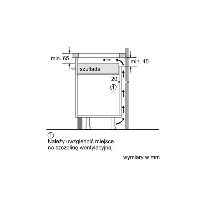 Индукционен котлон BOSCH PVQ61CHB1E подложка