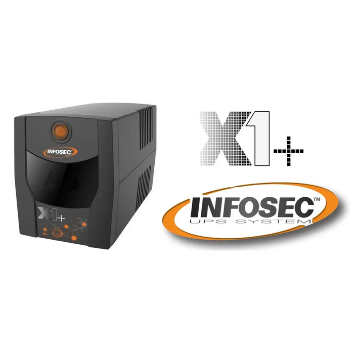 Infosec UPS X1+ 1000 Резервно захранване 1000VA 500W 2×