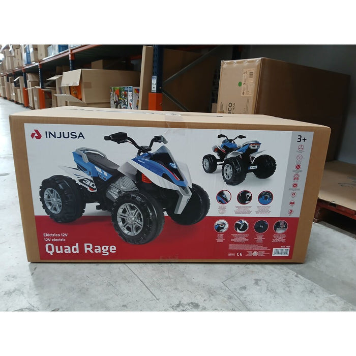 Електрически Quad Injusa Rage Светлина Син Бял 12 V