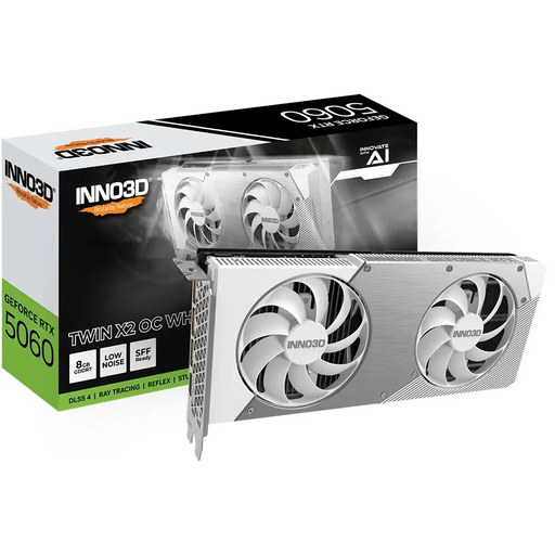 Inno3D GeForce RTX 5060 8GB GDDR7 Twin X2 OC Бяла