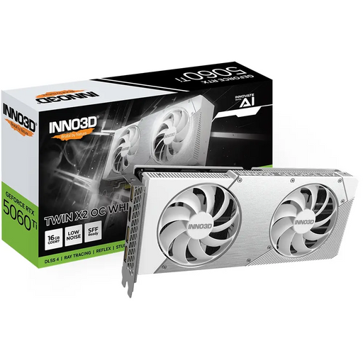 Inno3D GeForce RTX 5060 Ti 16GB GDDR7 Twin X2 OC Бяла