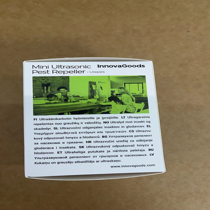 Мини Ултразвуков Репелент за Насекоми и Гризачи InnovaGoods