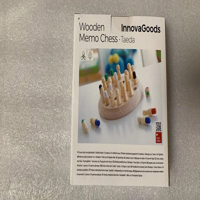 Дървена игра за памет Taeda InnovaGoods 26 Части