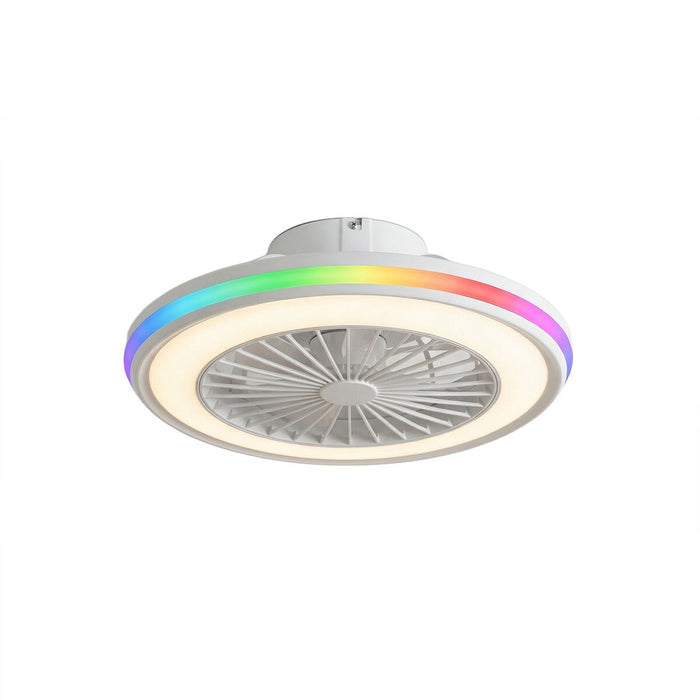 Таванен вентилатор с RGB LED осветление, скрити перки и дистанционно управление Nexory InnovaGoods
