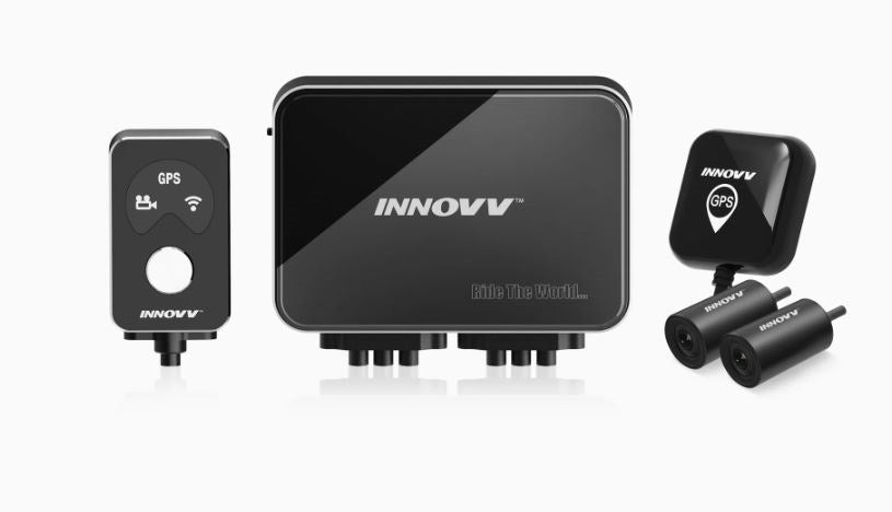 INNOVV K7 - видеорегистратор за мотоциклет с 2 камери отпред и отзад с нощен режим