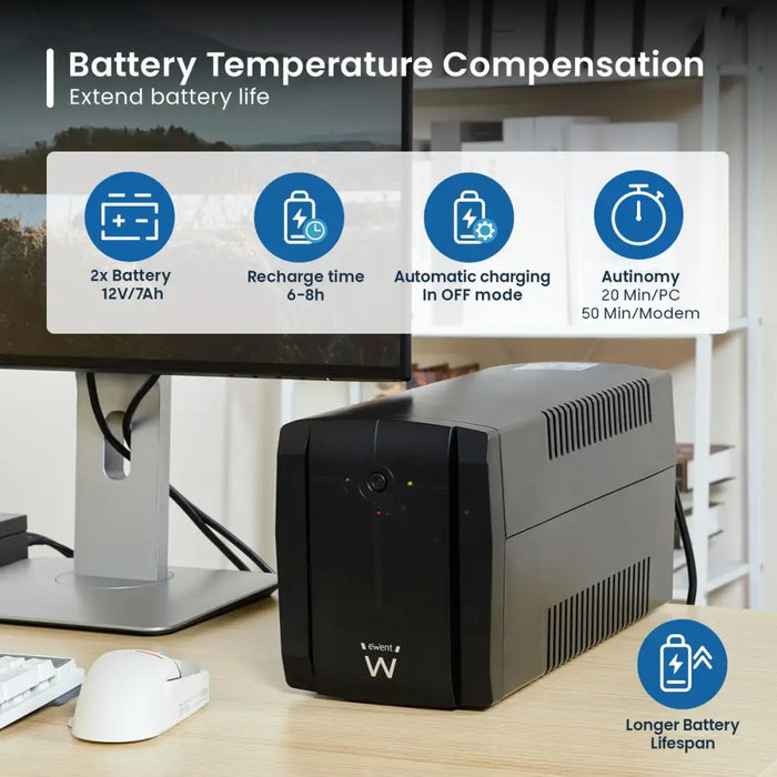 Инрактивен UPS Ewent EW3997 720 W