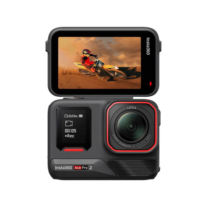 Екшън камера INSTA 360 ACE PRO 2 DUAL BATTERY BUNDLE WI-FI, GPS