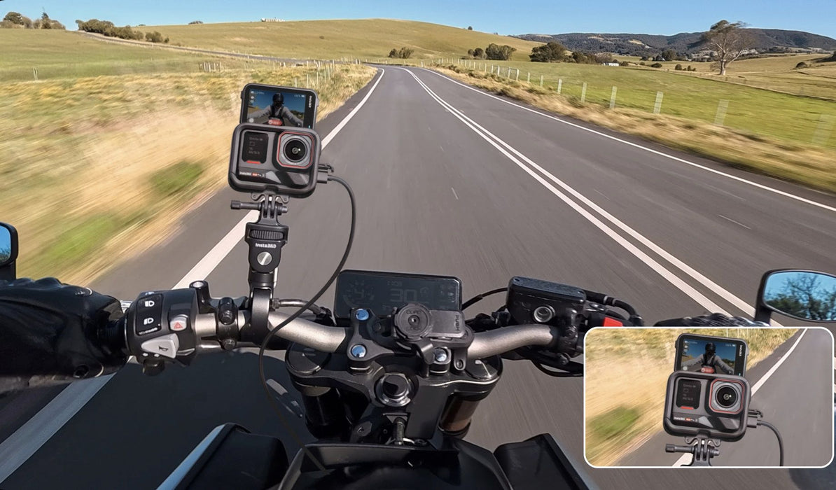 Вертикално-хоризонтална рамка Insta360 - за Ace Pro/Pro 2, черна
