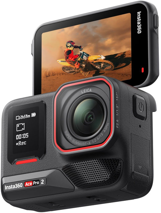 Екшън камера Insta360 - Ace Pro 2, 8K, 50MPx, черна