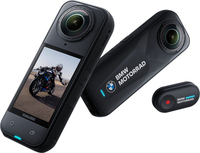Екшън камера Insta360 - X5 BMW Motorrad Edition, 8K, 72MPx, черна
