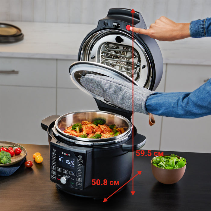КОМБИНИРАН MULTICOOKER INSTANT ХЕРМЕТИЧЕН, DUO CRISP ULTIMATE LID 6.2L 1 КАПАК КОМБИНИРАН, ХЕРМЕТИЧЕН,